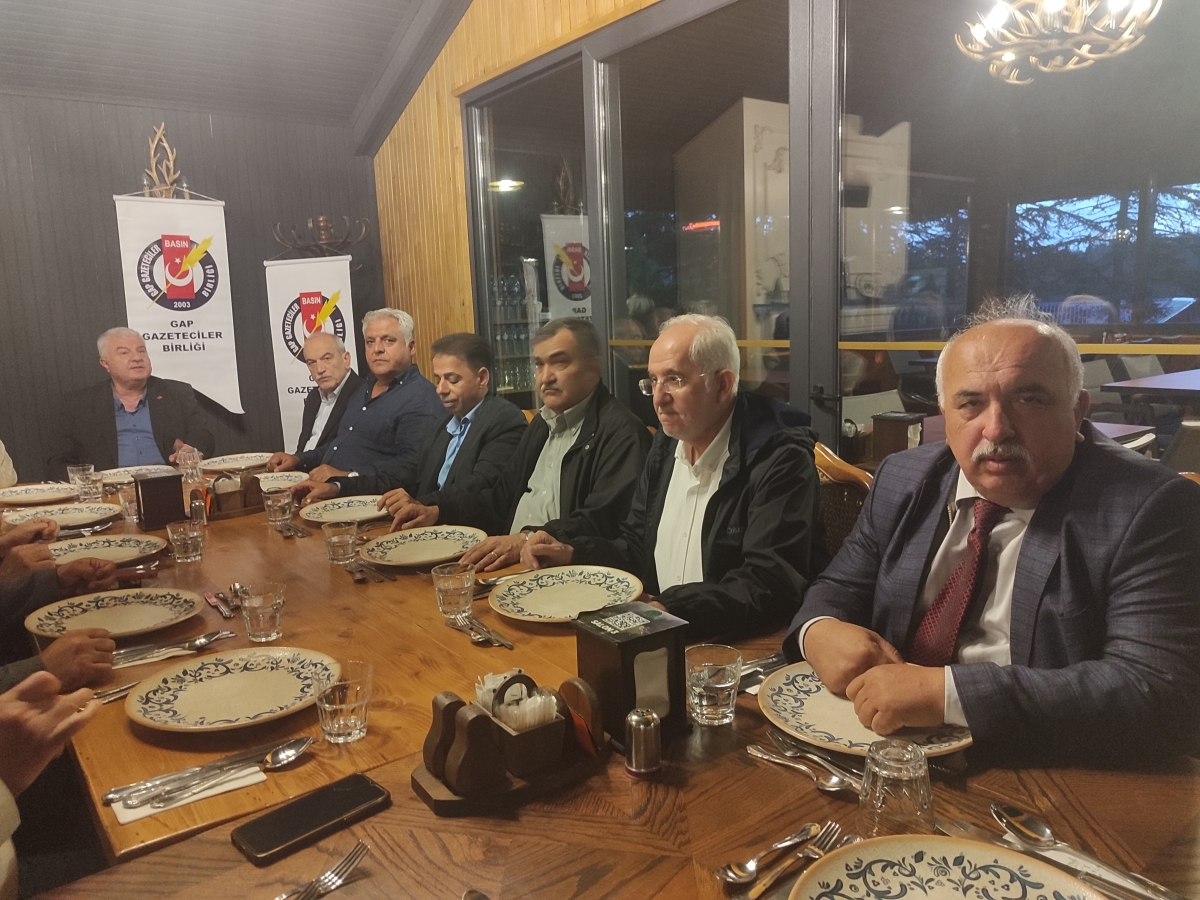GAP Gazeteciler Birliği Üyeleri 2023 yılını Başkonuş’ta değerlendirdi