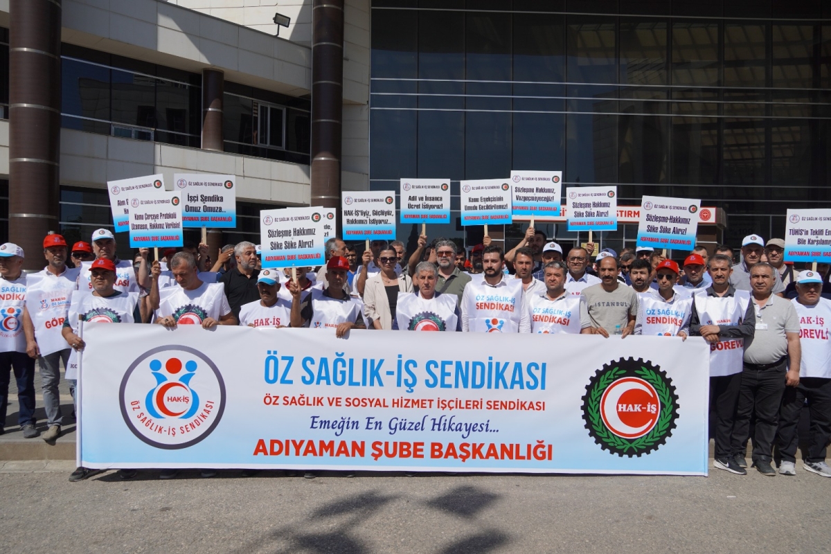 Adıyaman’da sağlık emekçilerinden maaş zammı tepkisi: ‘Teklif daha cebimize girmeden eridi’ 