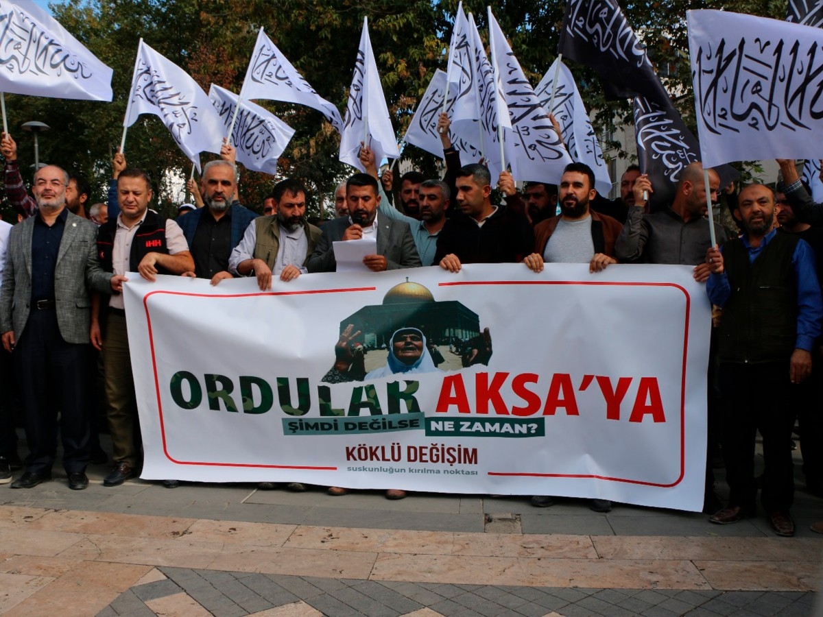 Köklü Değişim Adıyaman Temsilciliği'nden Filistin'e destek  - Videolu Haber