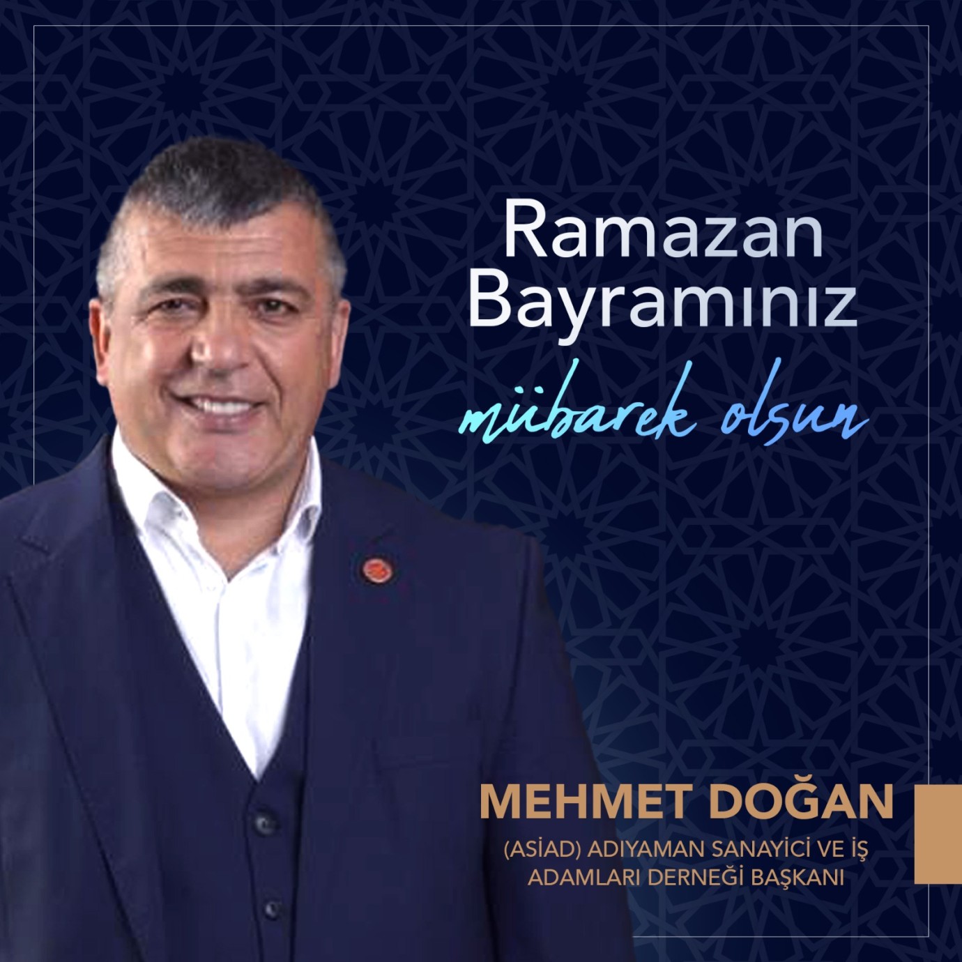 Başkan Doğan'dan Ramazan Bayramı mesajı