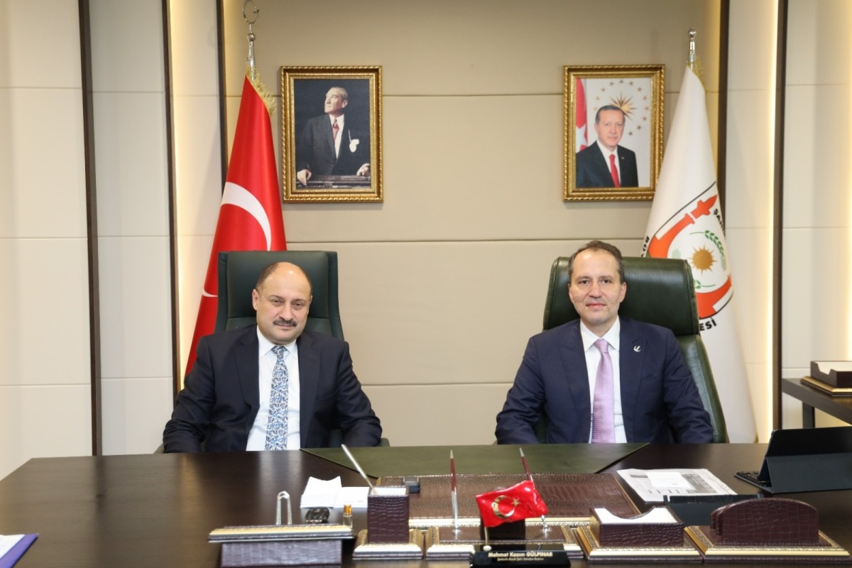 Yeniden Refah Partisi lideri Erbakan’dan başkan Gülpınar’a ziyaret   - Videolu Haber