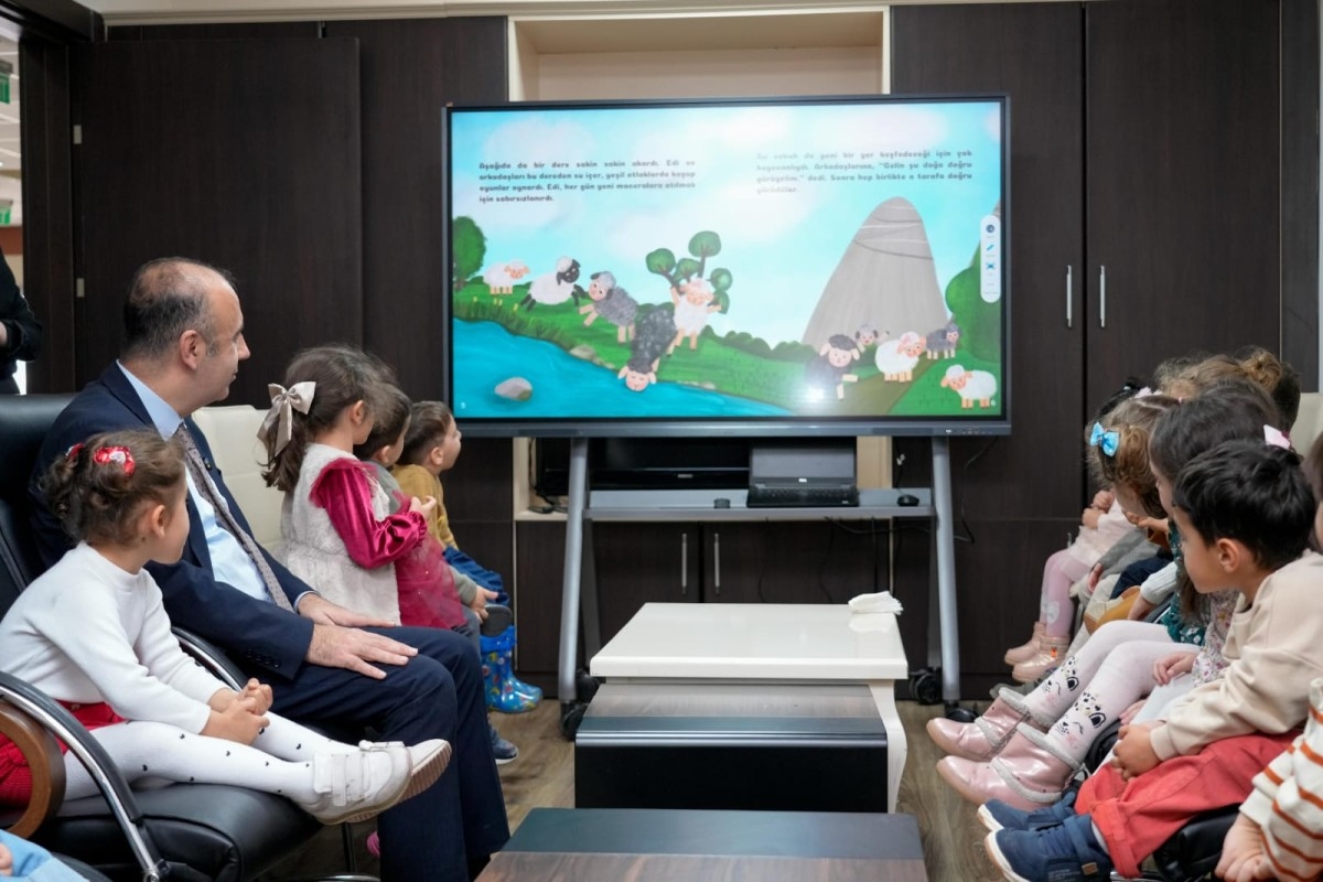 ADYÜ Uygulama Anaokulu Öğrencilerinden Rektör Keleş’e ziyaret