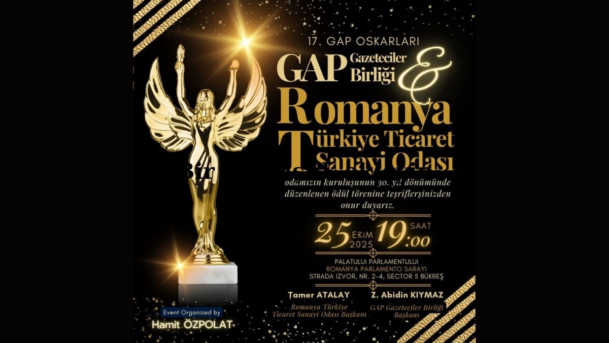 17. GAP Oscar Ödül Töreni Bükreş’te düzenlenecek