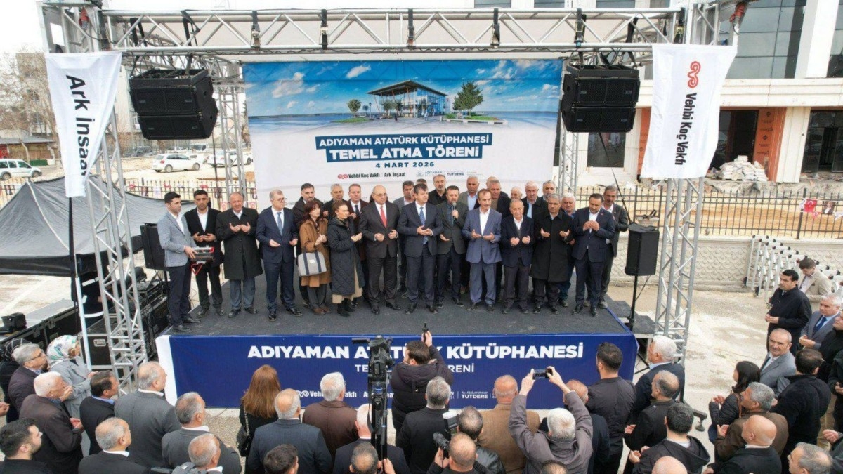 Başkan Tutdere’nin girişimleriyle Atatürk Kütüphanesi’nin temeli atıldı  - Videolu Haber