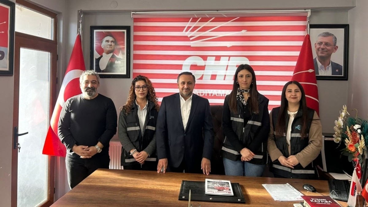 PERRE Haber Ajansı çalışanlarından CHP Adıyaman İl Örgütü’ne ziyaret