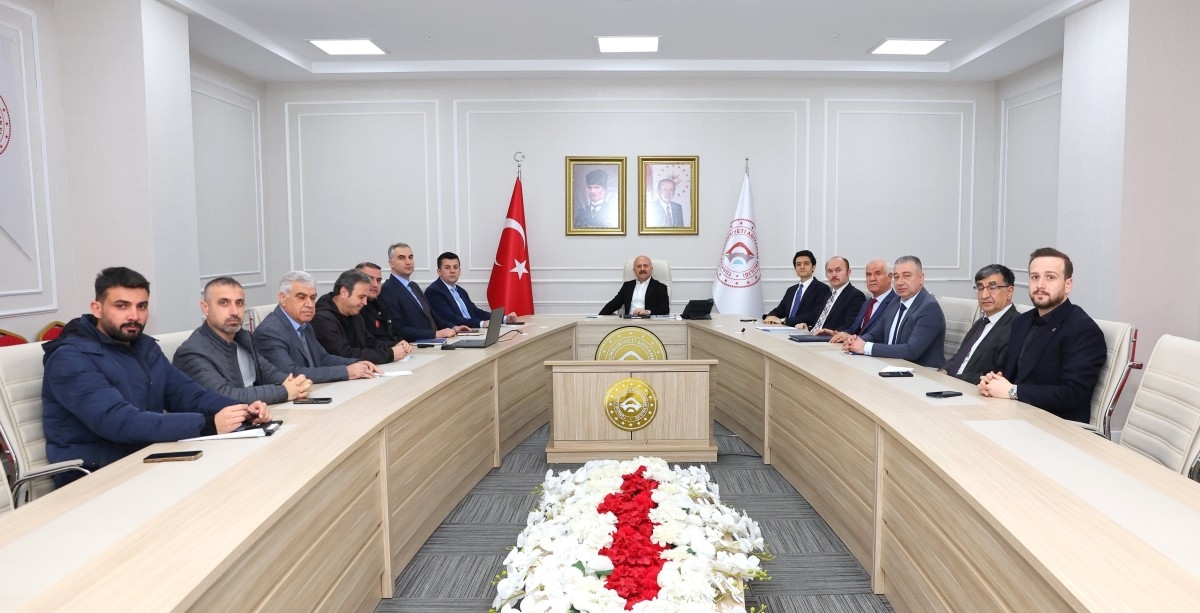 Adıyaman Valiliğinden Haftalık koordinasyon toplantısı gerçekleştirildi