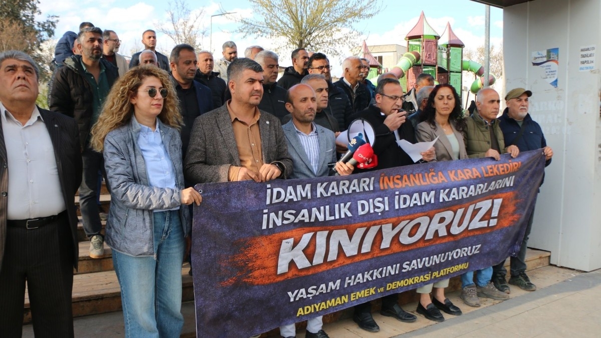 Adıyaman’da Emek ve Demokrasi Platformu’ndan İsrail’e tepki: ‘İdam kararları yaşam hakkının açık ihlalidir’  - Videolu Haber