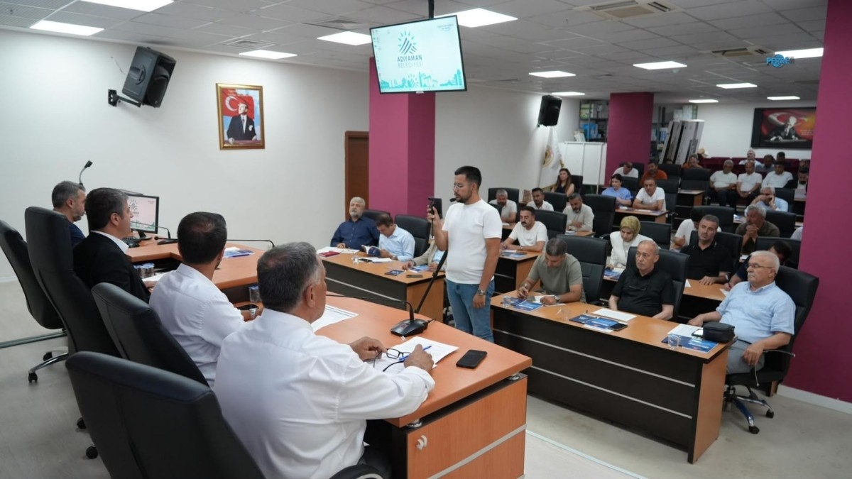 Adıyaman Belediye Meclisi, Temmuz ayı gündemini görüştü  - Videolu Haber