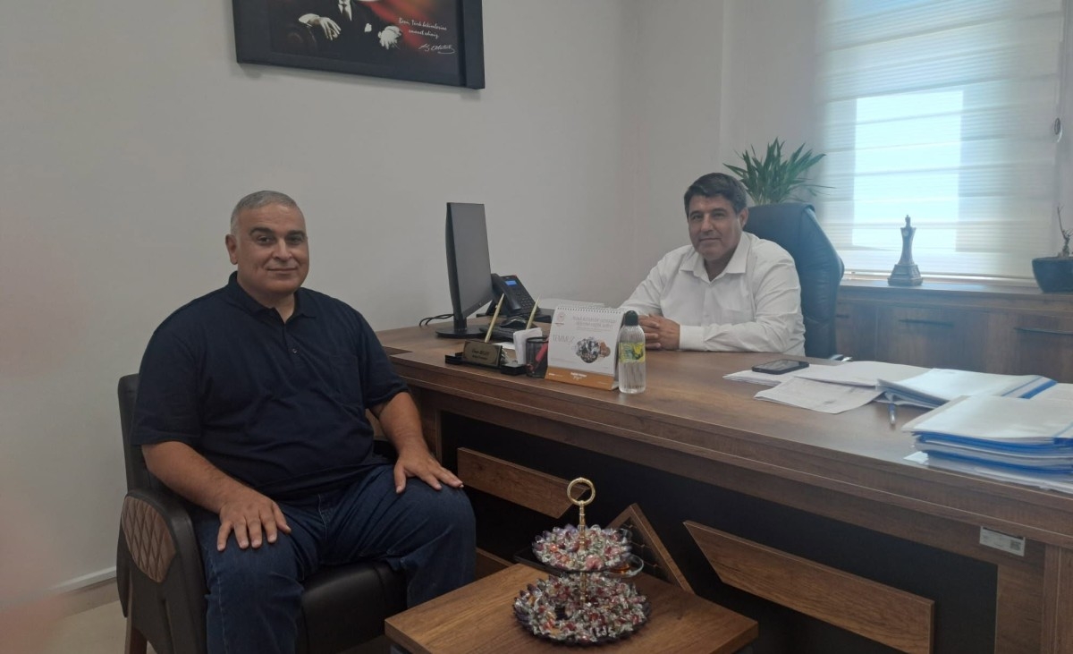 Başkan Duru’dan Başkan Yardımcısı Ömer Bilen’e geçici görevlendirme süreci ziyareti