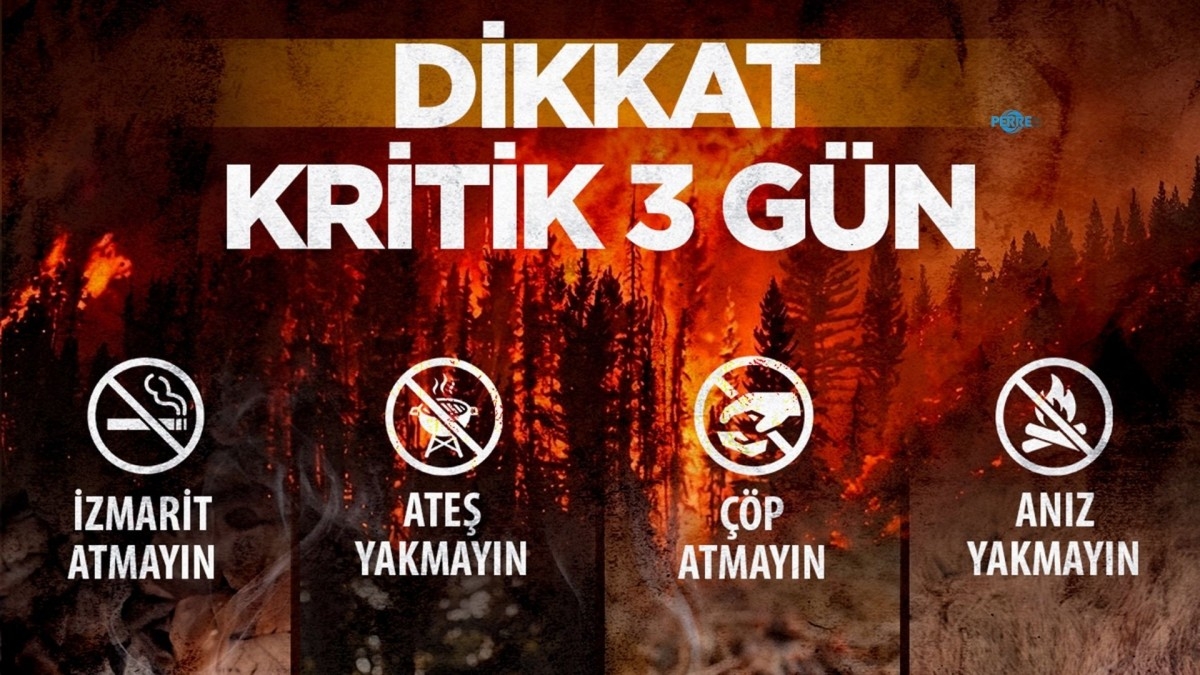 Bakan Yumaklı’dan kritik  üç gün uyarısı: Yangın riski artıyor