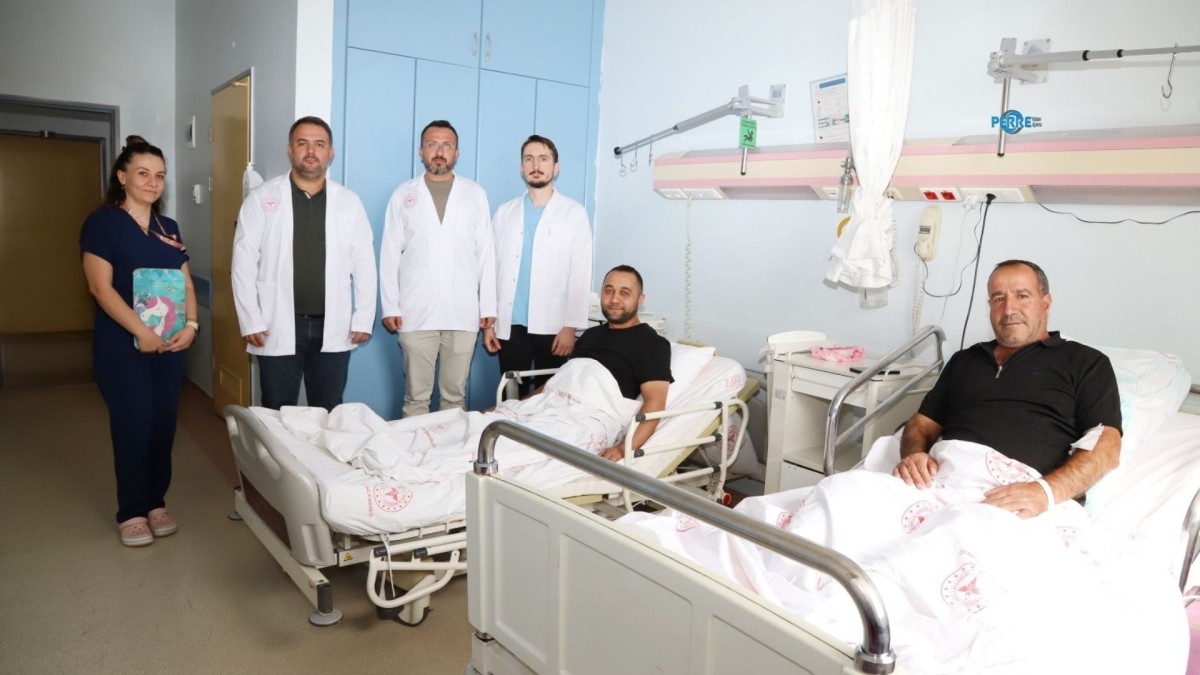 Van’dan Kahta’ya varis tedavisi için geldiler, ameliyat sonrası taburcu oldular