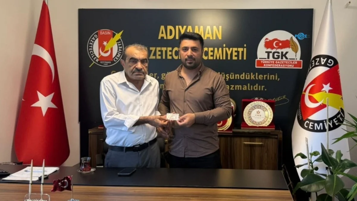 Kahta Gazete imtiyaz sahibi Ömer Faruk Yılmaz AGC’ye üye oldu